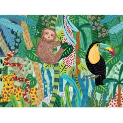 Puzzles 36 pièces + poster : Animaux d'Amérique du Sud - Sentosphère