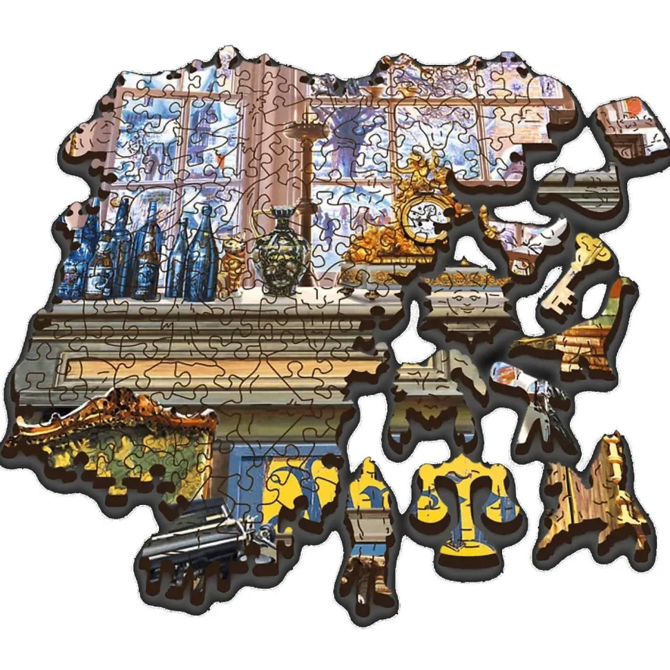 Puzzles 1000 pièces en bois : Magasin Antique - Trefl Prime