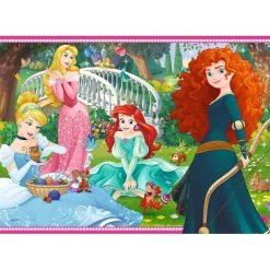 Puzzles 2 x 12 pièces : Dans le monde des princesses - Ravensburger