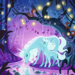 Puzzles 3 x 49 pièces : Licorne, dragon et fée - Ravensburger