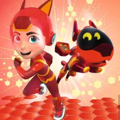 Puzzles 3 x 49 pièces : Matt, Jia et Emma, Petronix Defenders - Ravensburger