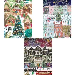 Puzzles 3 x 500 pièces : Noël à Londres - Gibsons