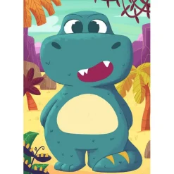 Puzzles 3 x 24 pièces Mix & Match : Mignons dinosaures - Ravensburger