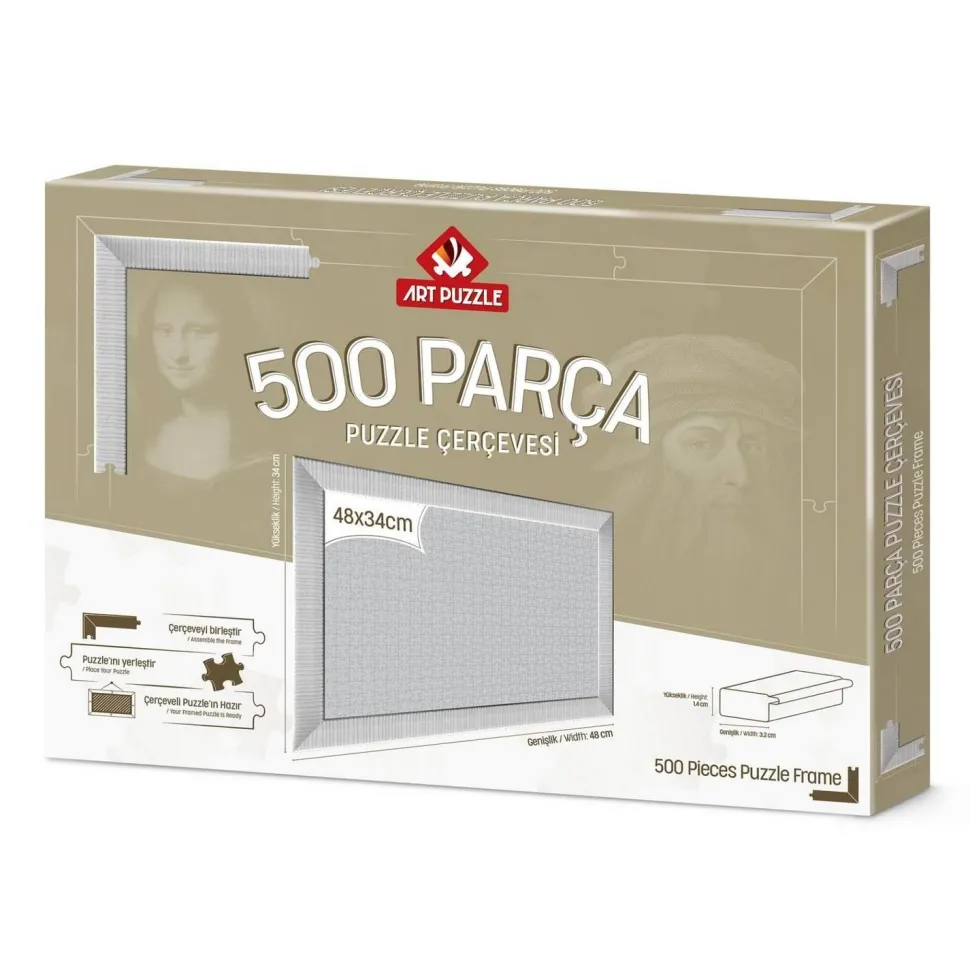 Puzzles Cadre 500 pièces : Blanc - Art Puzzle