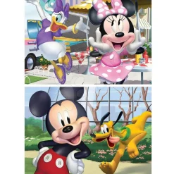 Puzzles en bois 2 x 25 pièces : Mickey et ses amis - Educa