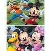Puzzles en bois 2 x 50 pièces : Mickey et ses amis - Educa