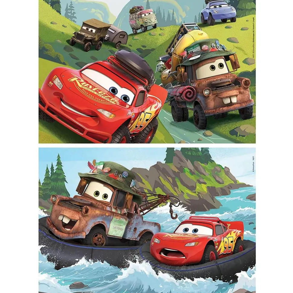 Puzzles en bois 2 x 25 pièces : Cars - Educa