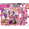 Puzzles progressifs 12 à 25 pièces : Minnie et ses amis - Educa