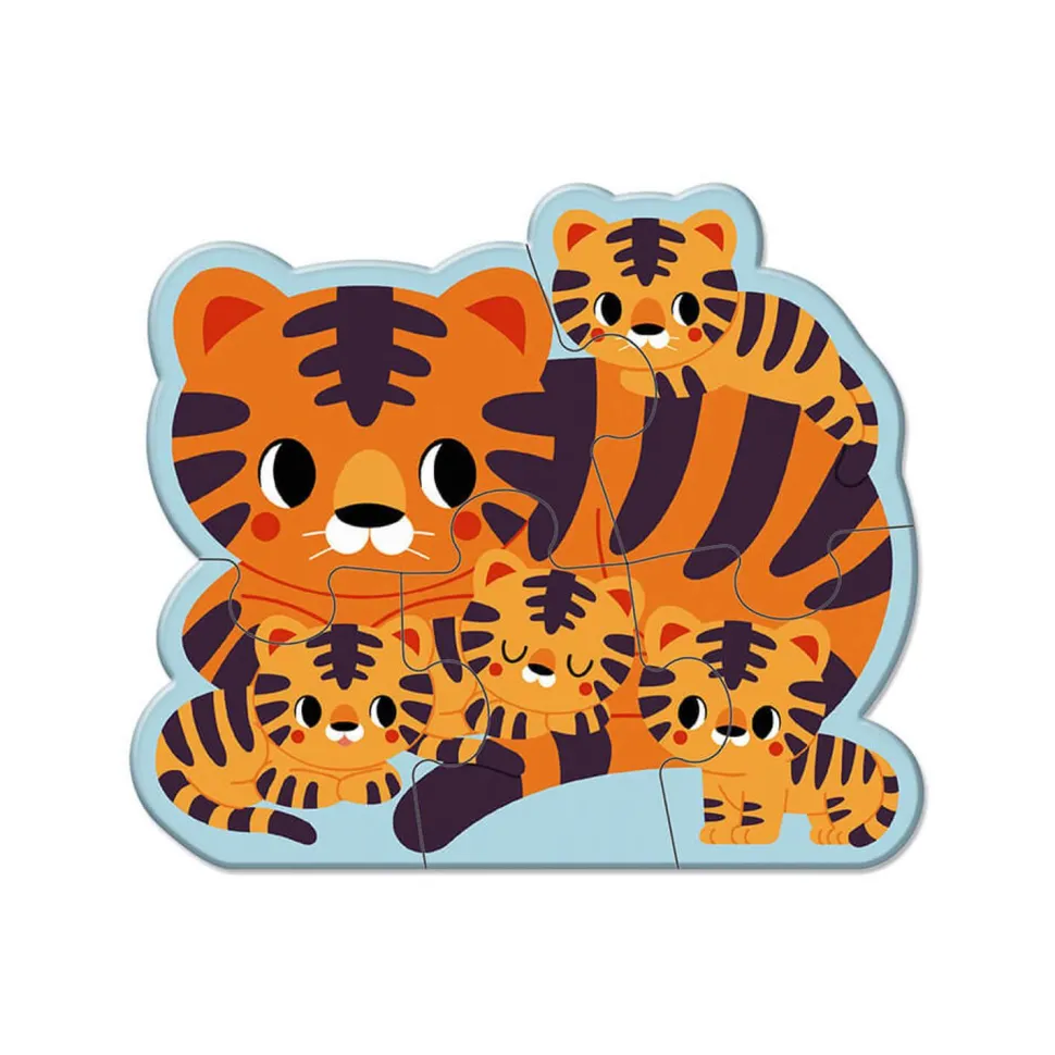 Puzzles évolutifs de 2 à 6 pièces : Animaux - Partenariat WWF® - Janod