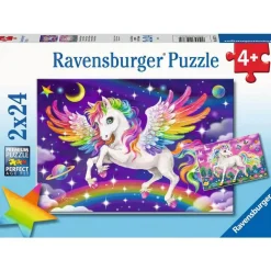 Puzzles 2x24 pièces : Licorne et Pégase - Ravensburger