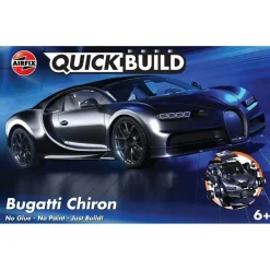 QUICKBUILD : Voiture Bugatti Chiron - Noire - Airfix