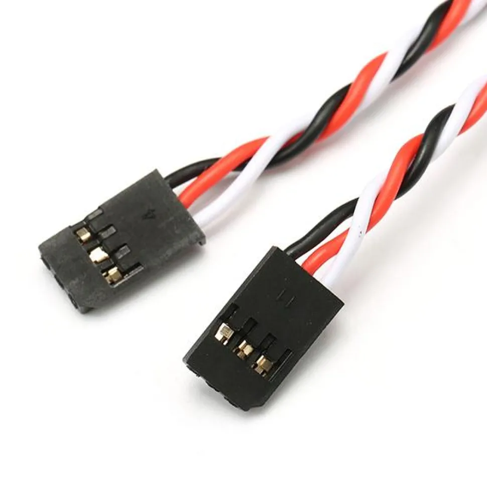 Rallonge servo tressées Futaba HD 22AWG (0.64mm diam - 0.326mm2 sect) - 60cm - Torpedo