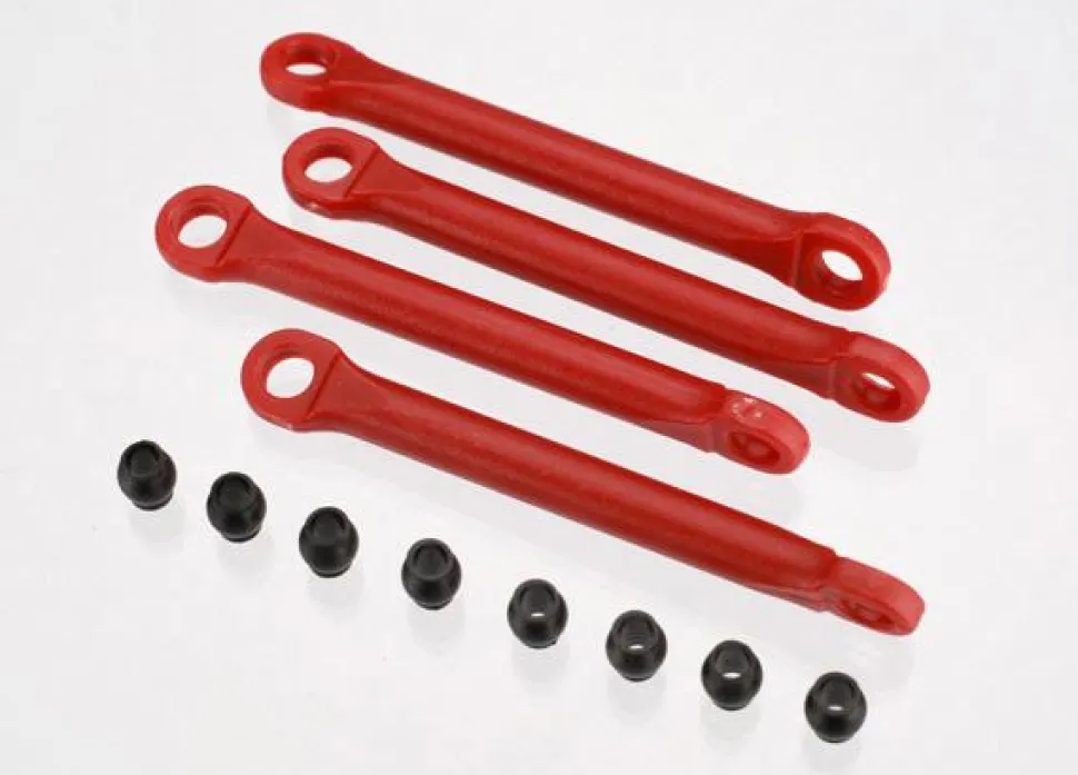 Renforts De Chassis Nylon Rouge (4) - Traxxas