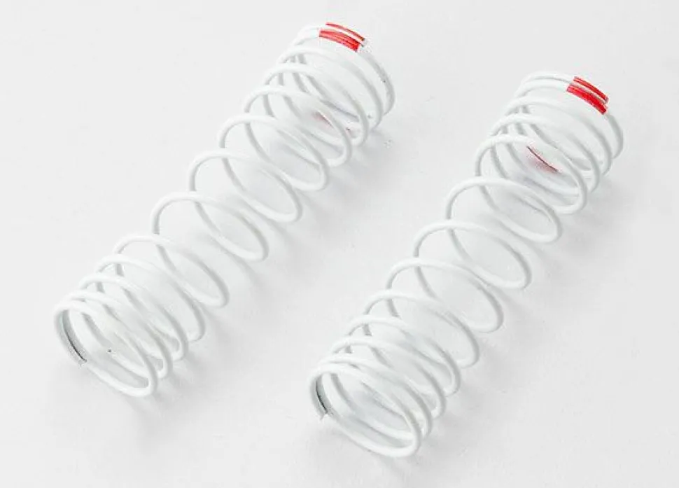 Ressorts Avant Progressifs Blancs (2) - Traxxas