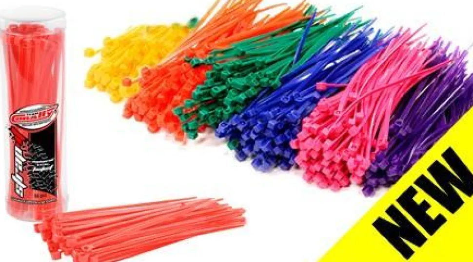 Rilsan - Noir - 2.5x100mm - 50 Pcs - Team Corally - Team Corally