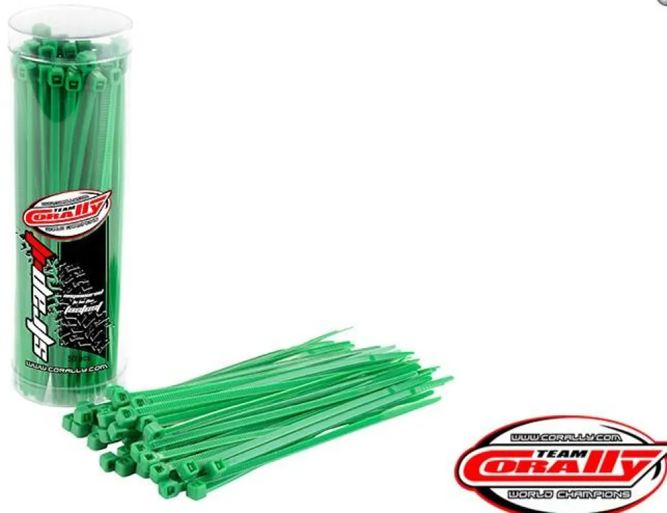 Rilsan - Vert - 2.5x100mm - 50 Pcs - Team Corally - Team Corally
