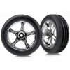 Roues Avant Montees Soft Alias 2.2 Pour Bandit (2) - Traxxas