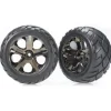 Roues Montees Collees Anaconda Arriere Pour Nitro/Avant Electrique(2) - Traxxas