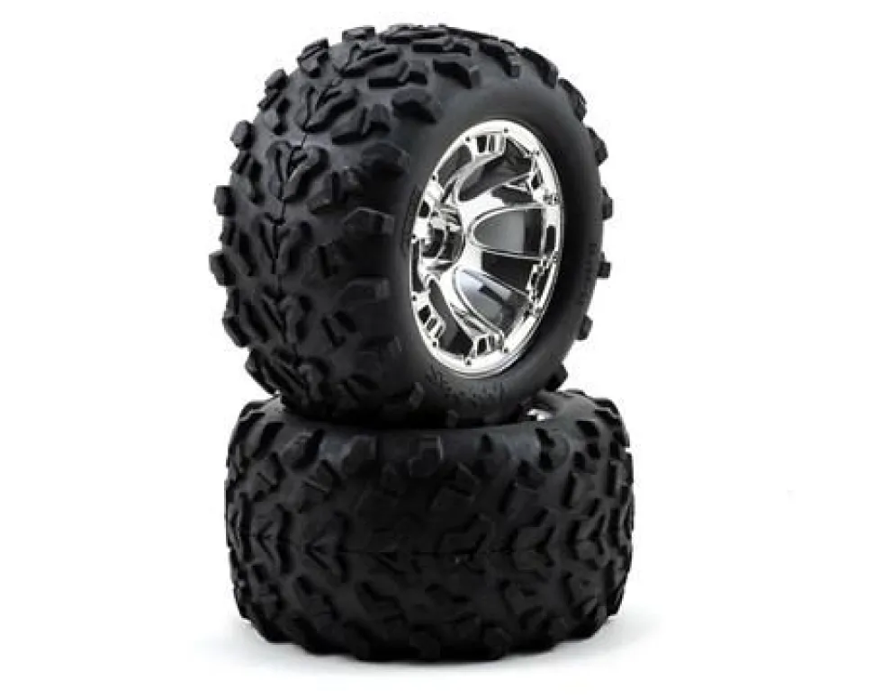 Roues Montees Collees Maxx 6.3 (2) - Traxxas