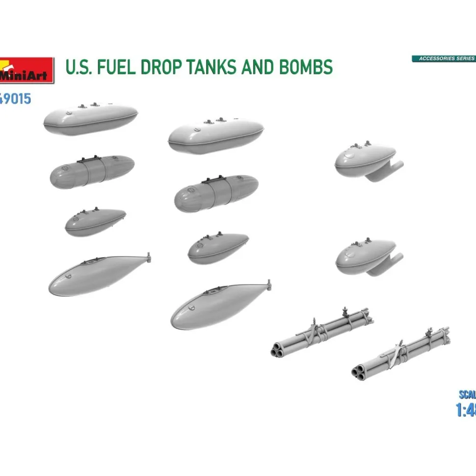 Réservoirs et armement pour avions US – 1:48 - Mini Art