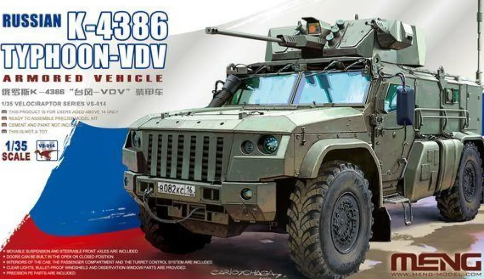Russian K-4386 Typhoon-VDV Armored Vehicle - 1:35e - MENG-Model - Meng