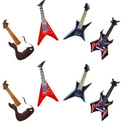 Sachet de 8 Confettis de table Guitare Rock - RueDeLaFete
