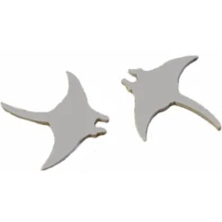 Sachet de 9 Confettis de table Raies Manta en bois 5cm - RueDeLaFete