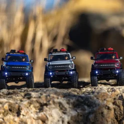 SCX24 2021 Ford Bronco 4WD Truck Brushed RTR 1:24 Bleu - Axial