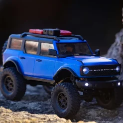 SCX24 2021 Ford Bronco 4WD Truck Brushed RTR 1:24 Bleu - Axial