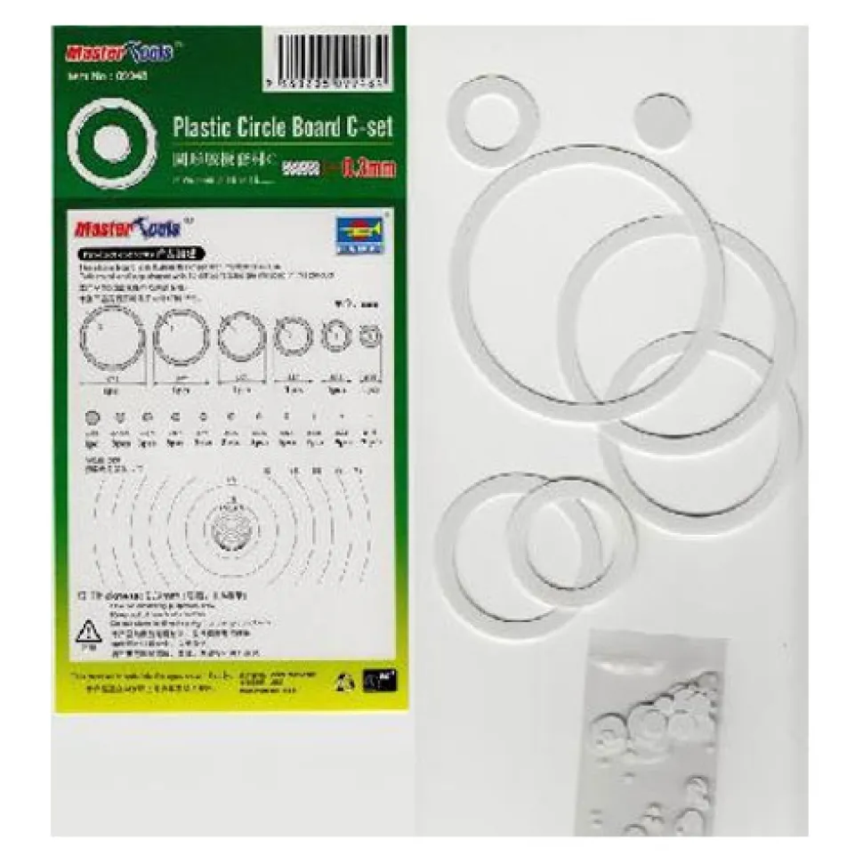 Set C : Colliers en plastique 17 x 0.3mm - Master Tools