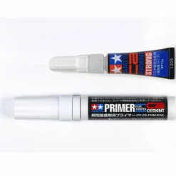 Set colle Cyano et apprêt - Tamiya