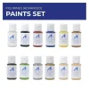 Set de 12 peintures de figurines - niveau avancé - Artesania