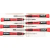 Set de 6 tournevis plat de précision (rouge) - Jperkins