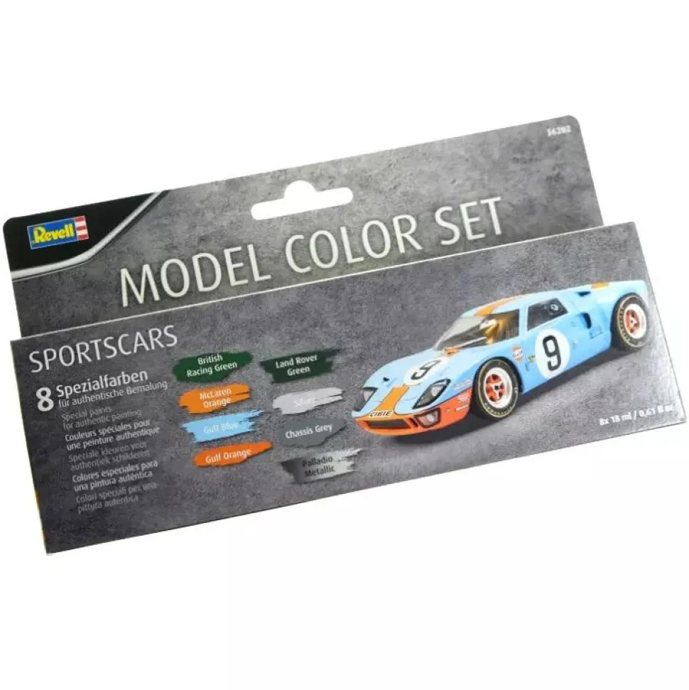 Set de couleurs : maquettes voitures de sport - Revell