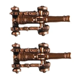 Set de deux canons en laiton 2.5 cm - Artesania