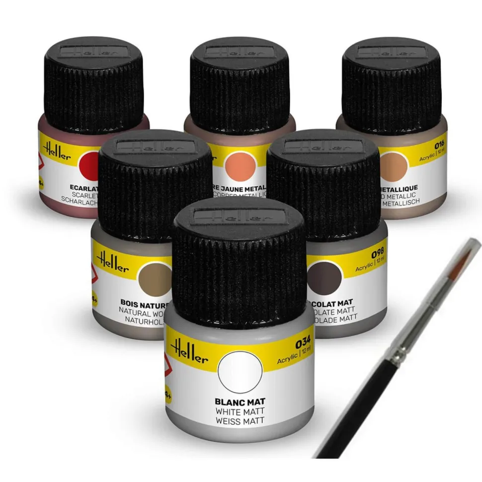 Set de peintures : Voiliers - Heller