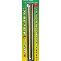 Set n°2 : Tubes en laiton 20cm, 4 types différents - Master Tools