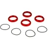 Shock Adjuster Nut w/O-Ring, Alum: 1:5 4wd DBXL - Losi - TLR