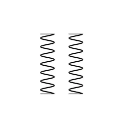 Shock Springs: 130mm 2.21N/mm (19.56lb/in)(2) - ARRma
