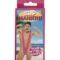Slip Mankini Rose - RueDeLaFete