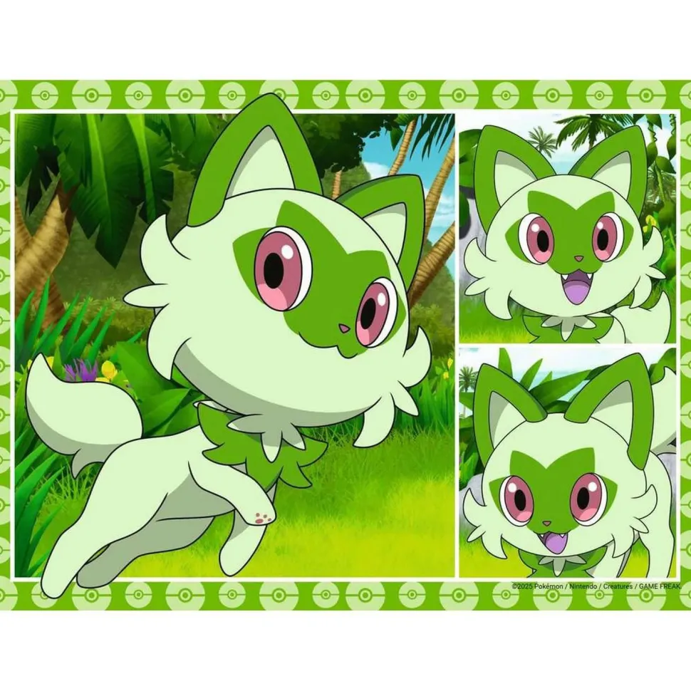 Speedy puzzles 4 x 35 pièces : Pokémon - Ravensburger