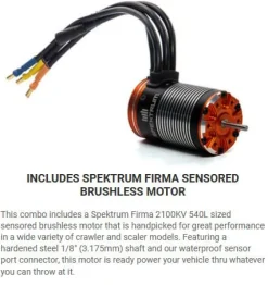 Spektrum Combo Crawler Power System 1/10e Brushless Moteur + ESC Smart Technology - Spektrum