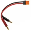 Spektrum IC3 femelle Cordon Alimentation 15cm 13AWG (1.82mm diam - 2.62mm2 sect) / 4mm Bullets - Spektrum