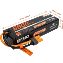 Spektrum 6800mAh 3S 11.1V Smart Pro Basher LiPo 120C IC5 - Spektrum