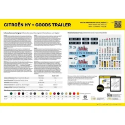 Starter Kit Citroen HY + Goods Trailer Maquette camionnette et remorque - Heller