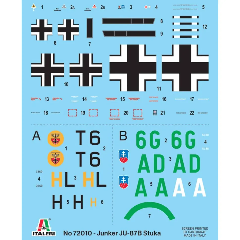 Starter kit Junker Ju-87B Stuka 1/72 - Italeri