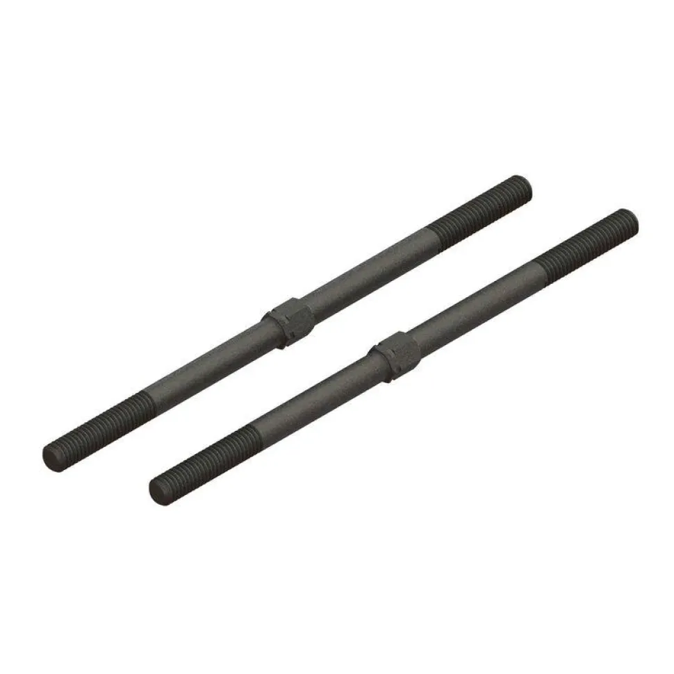 Steel Turnbuckle M6x130mm (Black) (2) - ARRma