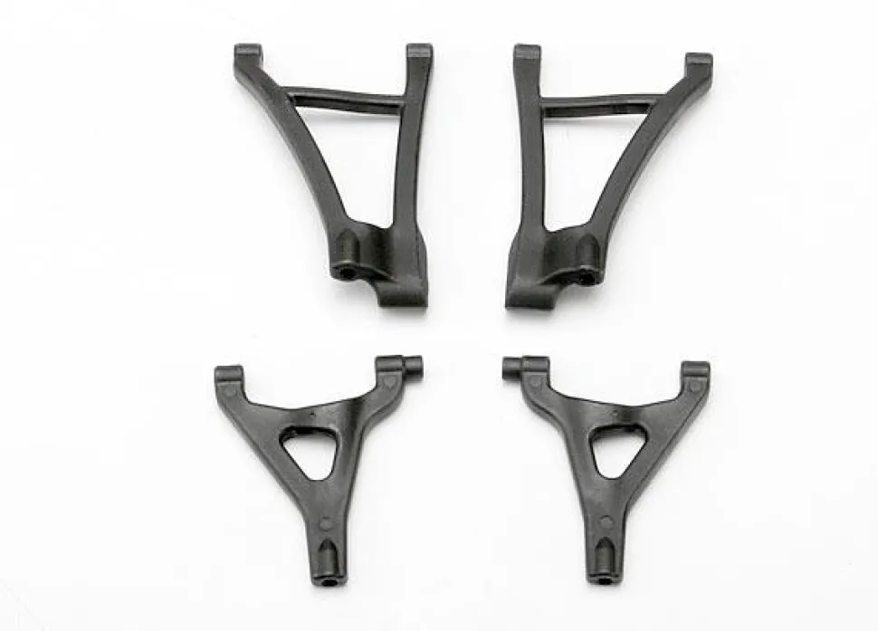 Suspension arm set, front (includes upper right & left and lower right & left arms) (1/16 Slash) - Traxxas