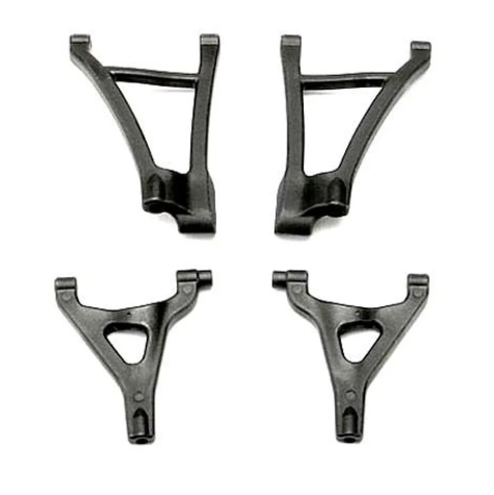 Suspension arm set, front (includes upper right & left and lower right & left arms) (1/16 Slash) - Traxxas