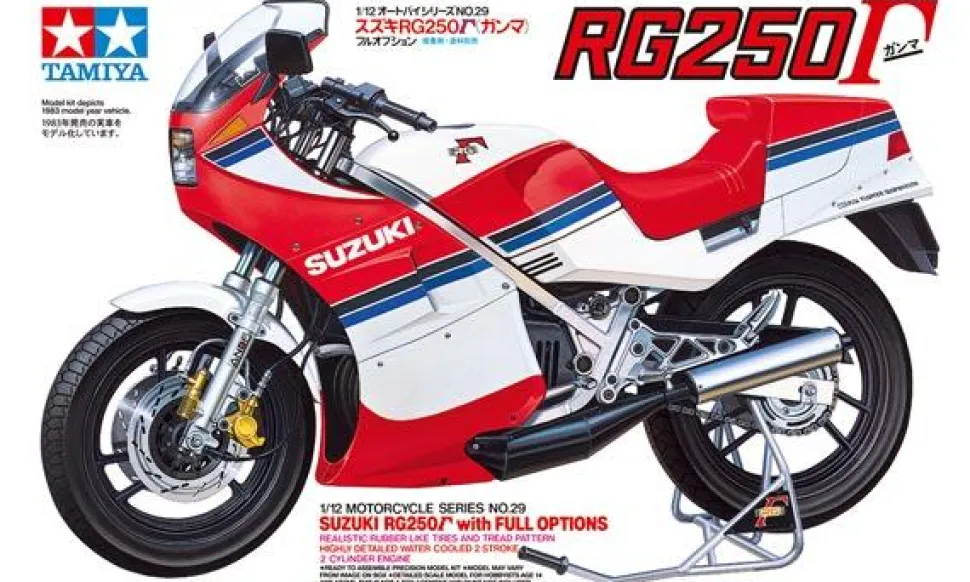 Suzuki RG 250 Full Options - 1/12e - Tamiya